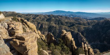 Stunning view from Windy Point Vista in Coronado National Forest along the Mount Lemmon Highway clipart