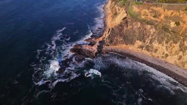 Düz Kaya Noktası hava yörüngesi altın saatte