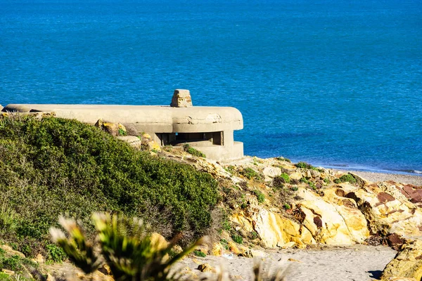 Sea War Bunker Torrecarbonera Beach Punta Mala Andalusia Spain — Stock Photo, Image