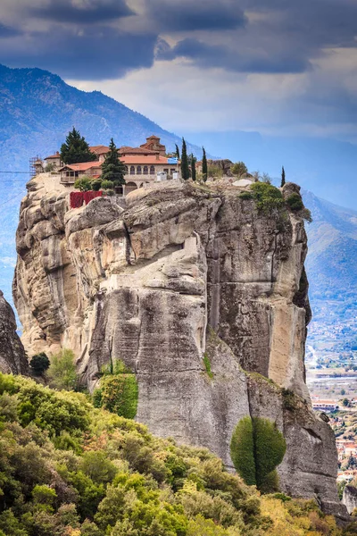 Monastery Holy Trinity Cliff Greek Destinations Meteora Monasteries Greece Kalambaka — Stock Photo, Image
