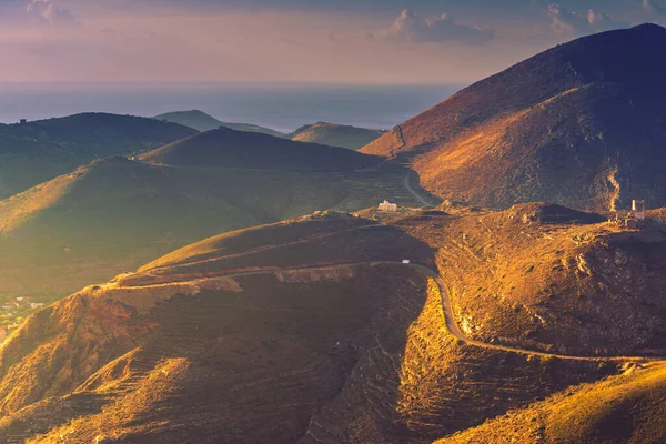 Greece Mani Peninsula Rocky Hills Mountains Landscape Laconia Peloponnese Europe — Stock Photo, Image