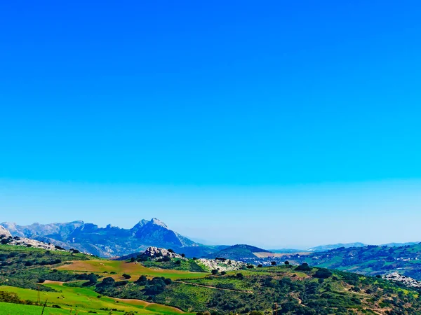 Sierra Del Torcal Mountain Range Antequera City Province Malaga Andalusia — Stock Photo, Image