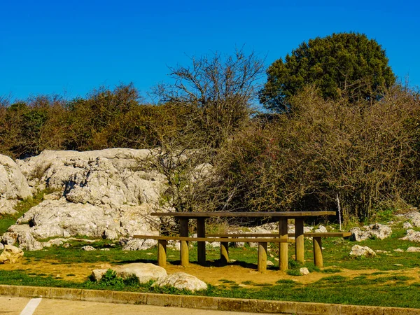 Rest Stop Area Visitor Centre Torcal Alto Antequera City Province — Stock Photo, Image