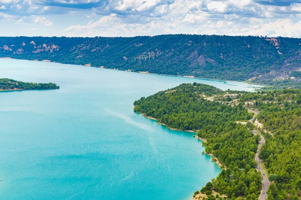 Sainte Croix Lake Verdon Gorge French Alps Mountains Provence France — Fotografia de Stock