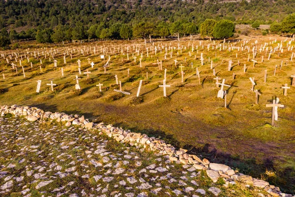 Cementerio Sad Hill Burgos España Sitio Turístico Lugar Donde Filmó — Foto de Stock