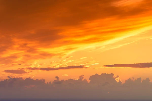 Deniz Yüzeyinde Günbatımı Manzarası Doğal Manzara Güzel Manzara — Stok fotoğraf