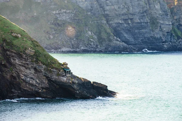 Wybrzeże Morskie Wybrzeże Asturii Krajobraz Północnej Hiszpanii — Zdjęcie stockowe