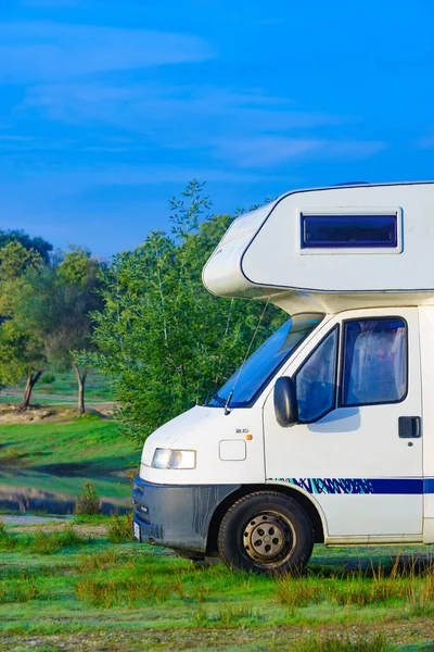 Caravane Camping Sur Nature Portugal Voyage Camping Car — Photo