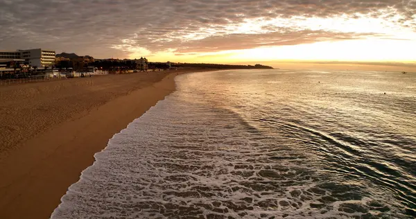 Erstaunlich Bunte Sonnenuntergang Cabo San Lucas Bcs Mexiko Strandküste Schöne Stockbild