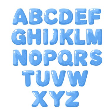 Alfabe, harfler ve su dokusu