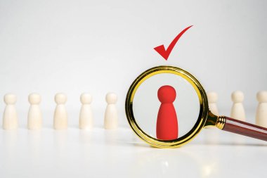 İnsan kaynakları, CRM, piyasa segmentasyonu ve sosyal medya konsepti. Temsil edilecek bir çalışan arıyor. Yeni bir takım üyesi aranıyor. İş fırsatı işe alımı.