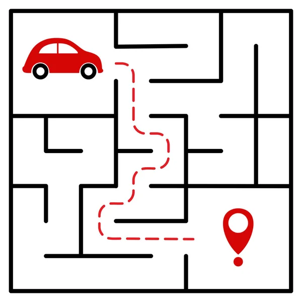 Jogos gratuitos para crianças: O Carro no labirinto!