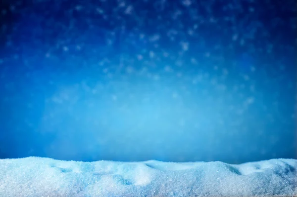 Weihnachten Hintergrund Mit Schnee — Stockfoto