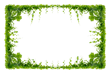 Asma çerçeve yaprak sarmaşık çemberi Şeffaf arkaplan PNG dosyası üzerinde izole