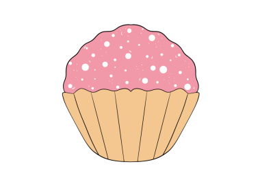 Pastalı doğum günü tebrik kartları.