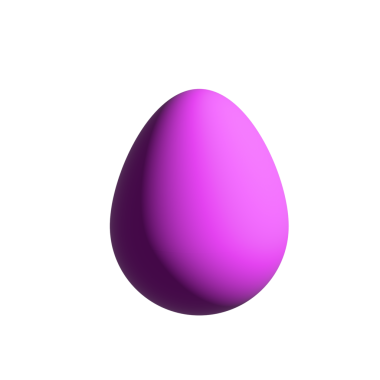 Paskalya yumurtalarını ayır. 3D gerçekçi Paskalya yumurtası seti. Renkli yumurta simgesi