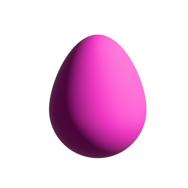 Paskalya yumurtalarını ayır. 3D gerçekçi Paskalya yumurtası seti. Renkli yumurta simgesi