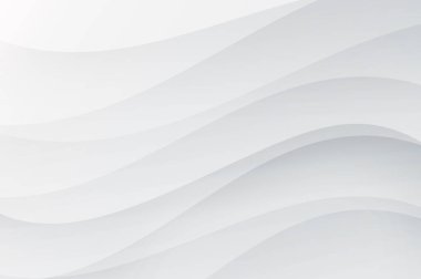 Beyaz dalga arka planı. Beyaz Soyut Dalgalı Arkaplan Minimum Katmanlı Kağıt Doku Tasarımı