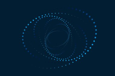 Yarım tonluk daire, yuvarlak noktalı çerçeveler. Çerçeve, logo, web sayfaları, baskılar, posterler, şablon için tasarım ögesi.