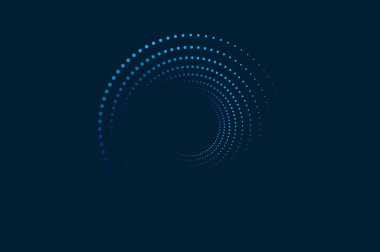 Yarım tonluk daire, yuvarlak noktalı çerçeveler. Çerçeve, logo, web sayfaları, baskılar, posterler, şablon için tasarım ögesi.