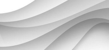 Beyaz Doku Beyaz Dalga arka planı. Beyaz Soyut Dalgalı Arkaplan Minimum Katmanlı Kağıt Doku Tasarımı