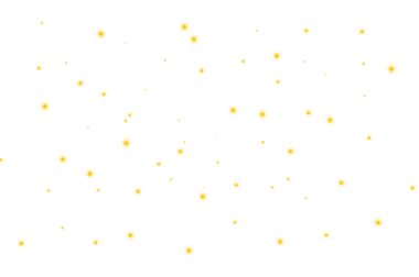 Şenlikli ve zarif tasarım için Şeffaf arkaplan üzerindeki altın bokeh ışıkları izole edilmiş PNG Dosyası