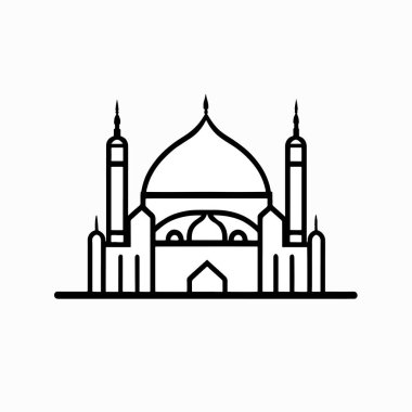 Cami simgesi, vektör resimleme