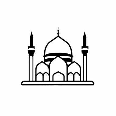 Cami simgesi, vektör resimleme