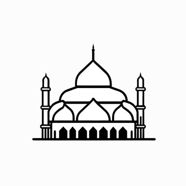 Cami simgesi, vektör resimleme
