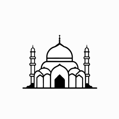 Cami simgesi, vektör resimleme