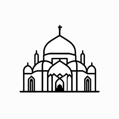 Cami simgesi, vektör resimleme