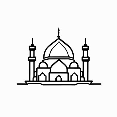 Cami simgesi, vektör resimleme
