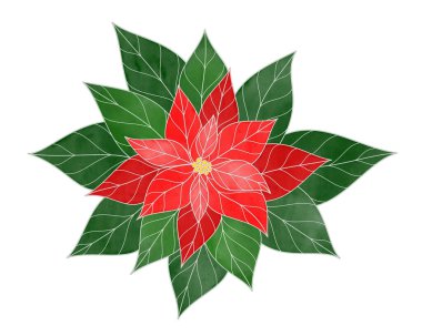 Beyaz arkaplanda parlak suluboya noktalı çiçekleri izole edilmiş.