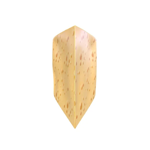 Cheese Isolated White — Stock Photo, Image
