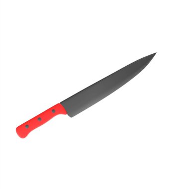 arka plan üzerinde izole bıçak