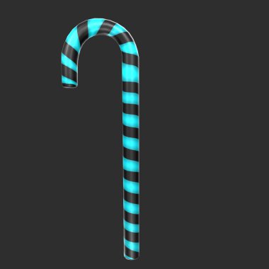 Arka planda izole edilmiş Noel şekeri