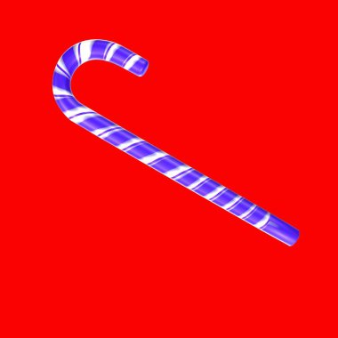 Arka planda izole edilmiş Noel şekeri