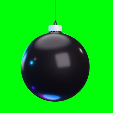 Arka planda izole edilmiş noel topu