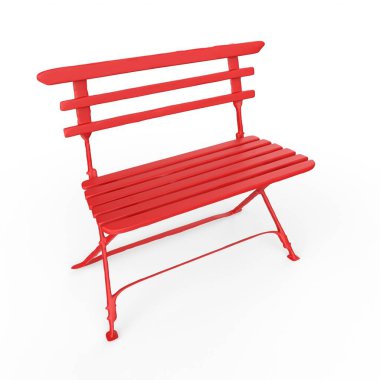 Beyaz arka planda izole edilmiş tahta sandalye