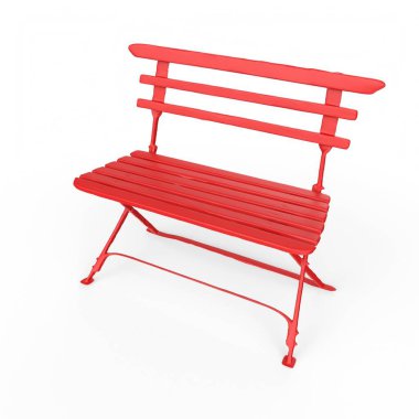 Beyaz arka planda izole edilmiş tahta sandalye