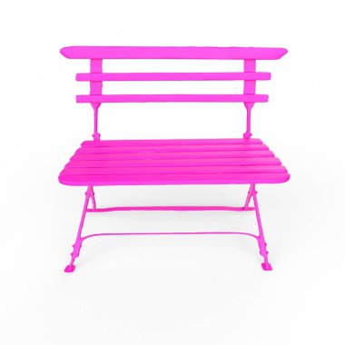 wooden table isolated on white background. 3d rendering