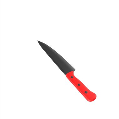 Bıçak ikonu. Web için mutfak araçları vektör simgelerinin düz çizimi