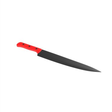 knife, kitchen, tool, illustration, vector on white background.