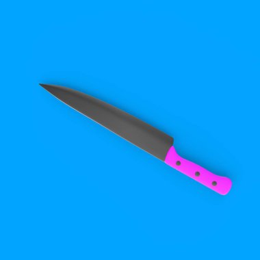 knife, kitchen, cooking, tool, flat, vector illustration