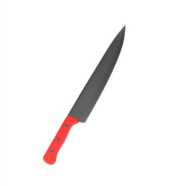 Bıçak ikonu. Web için mutfak araçları vektör simgelerinin düz çizimi