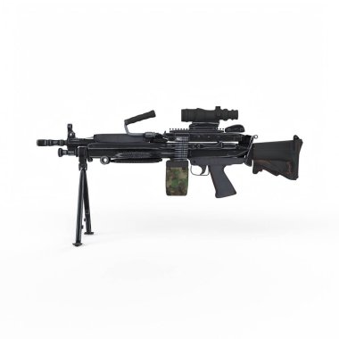 3d render of a black and white image of a soldier isolated on a background