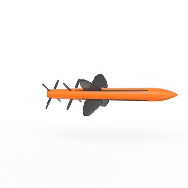 Uçan bir uçağın 3D görüntüsü