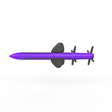 Uçan bir uçağın 3D görüntüsü