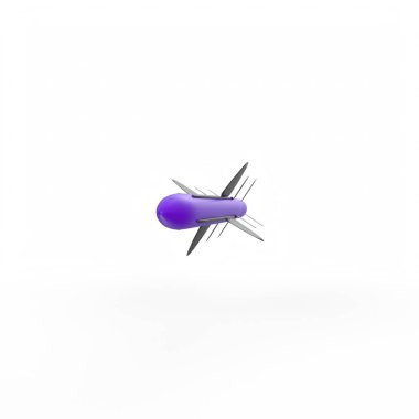 3d rendering of a toy plane