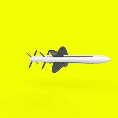 3d rendering of a white airplane flying in a green background